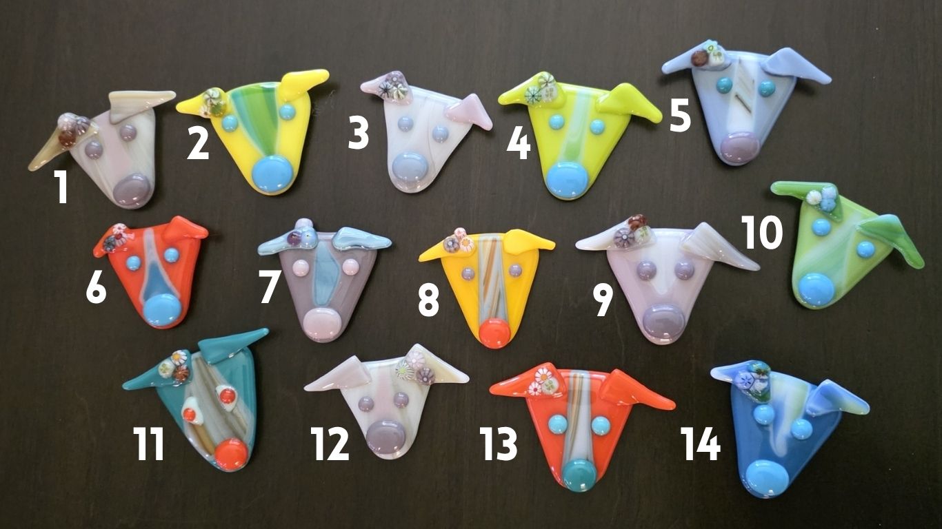 Picasso Puppy Face Magnets