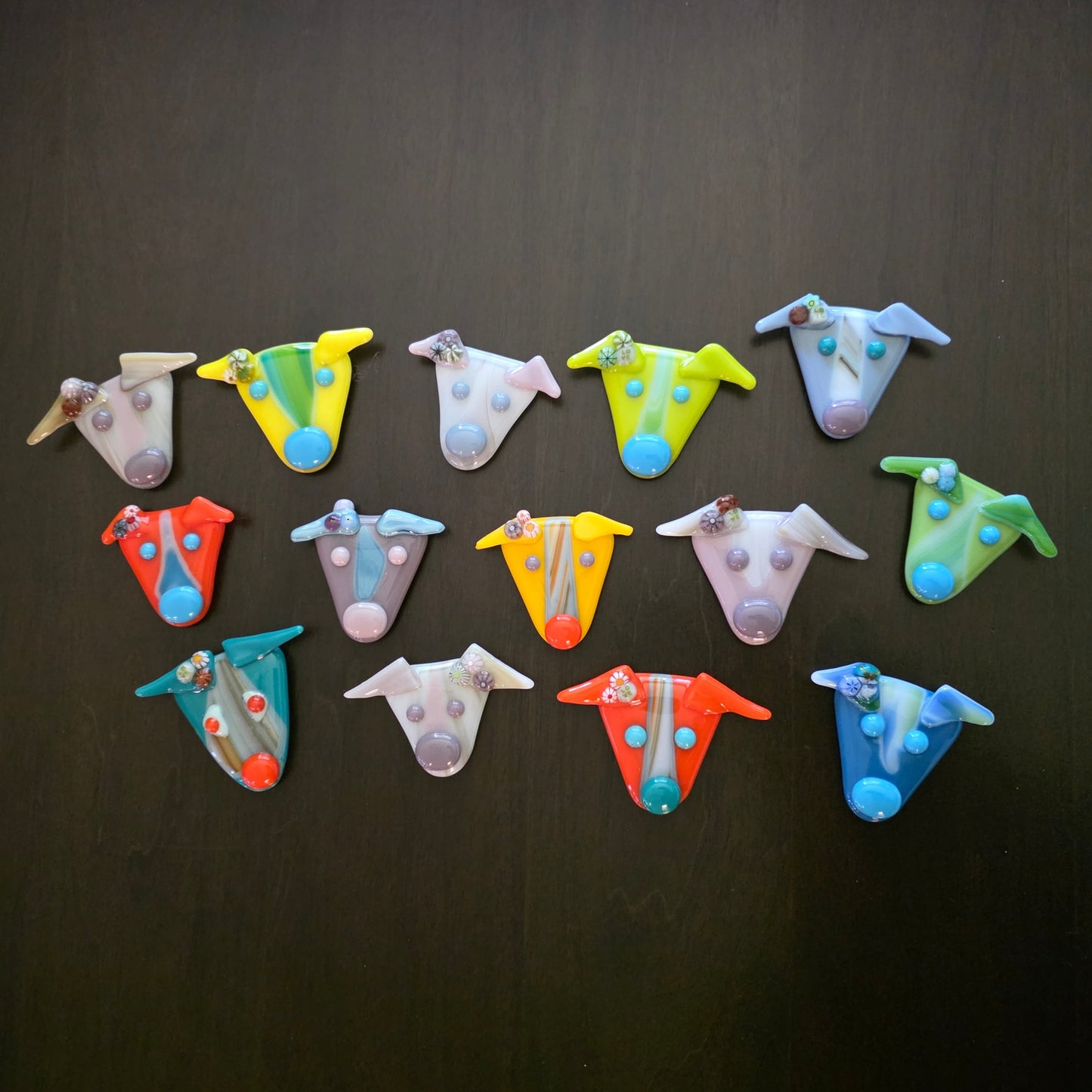 Picasso Puppy Face Magnets

