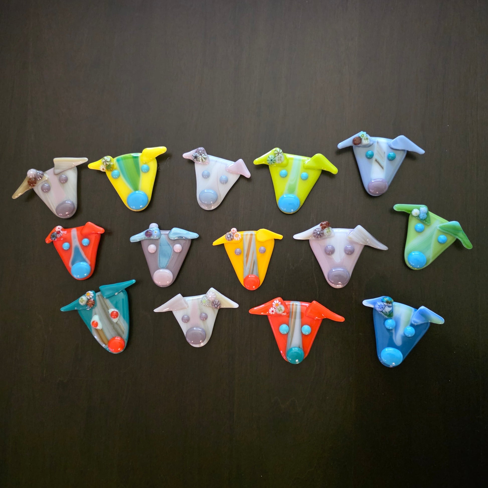 Picasso Puppy Face Magnets
